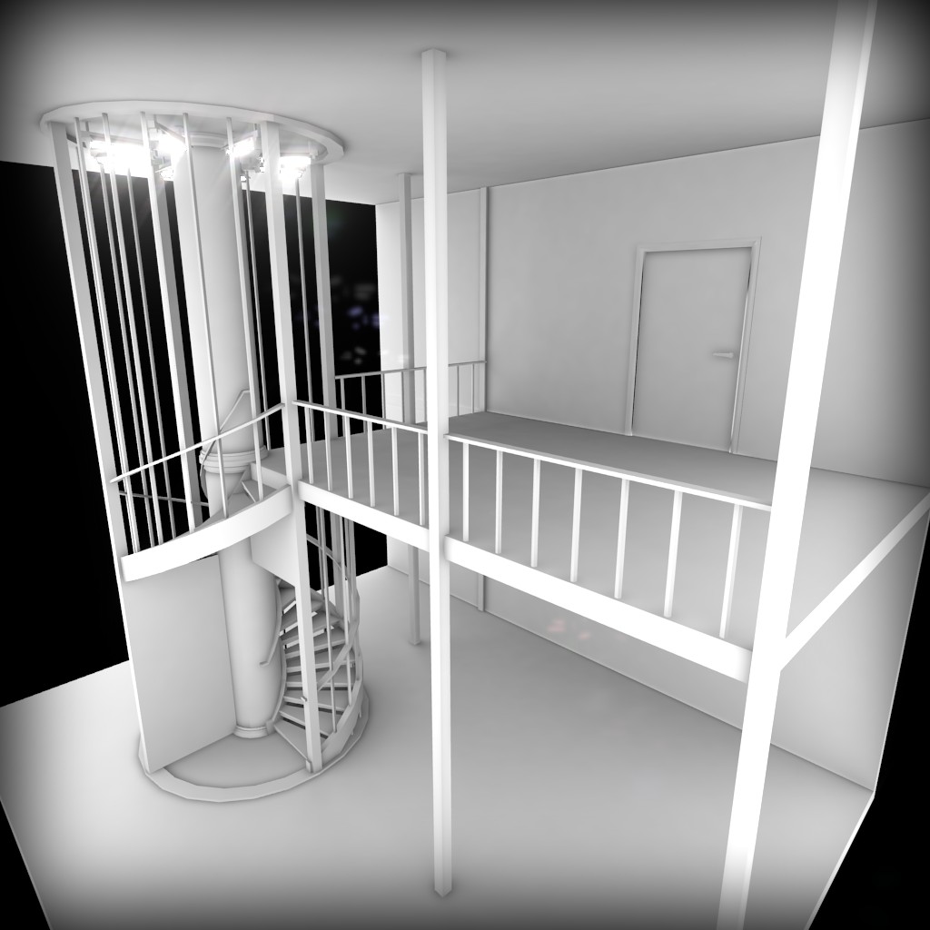 Spiral Staircase Caged AO preview image 1